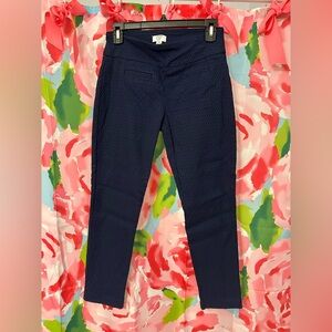 Crown and Ivy Dress Pants - Navy Textured